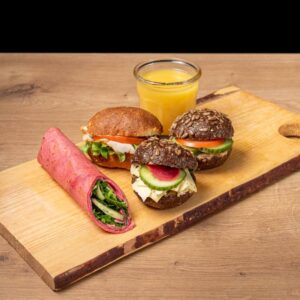 Wraps en mini broodjes