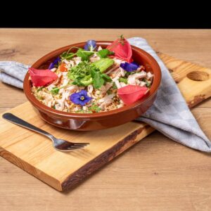 Salade gerookte kip